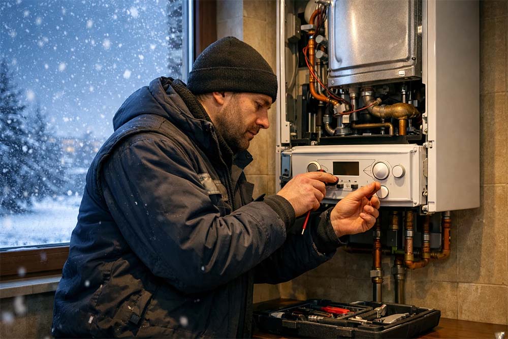 روش صحیح نگهداری پکیج در فصل زمستان