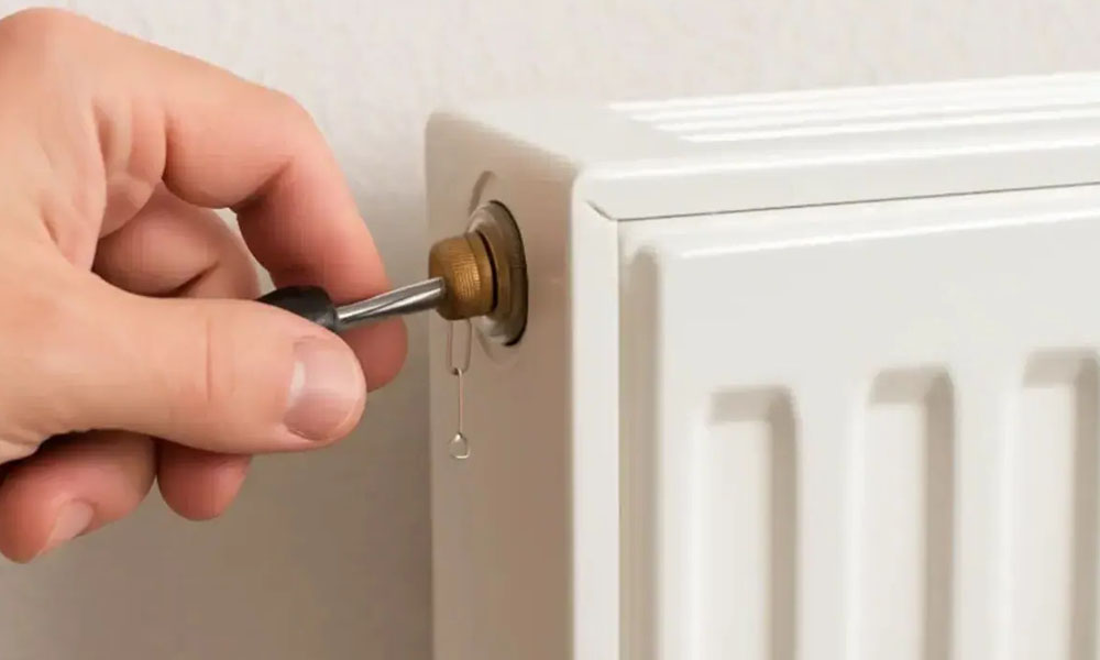 آموزش هواگیری پکیج